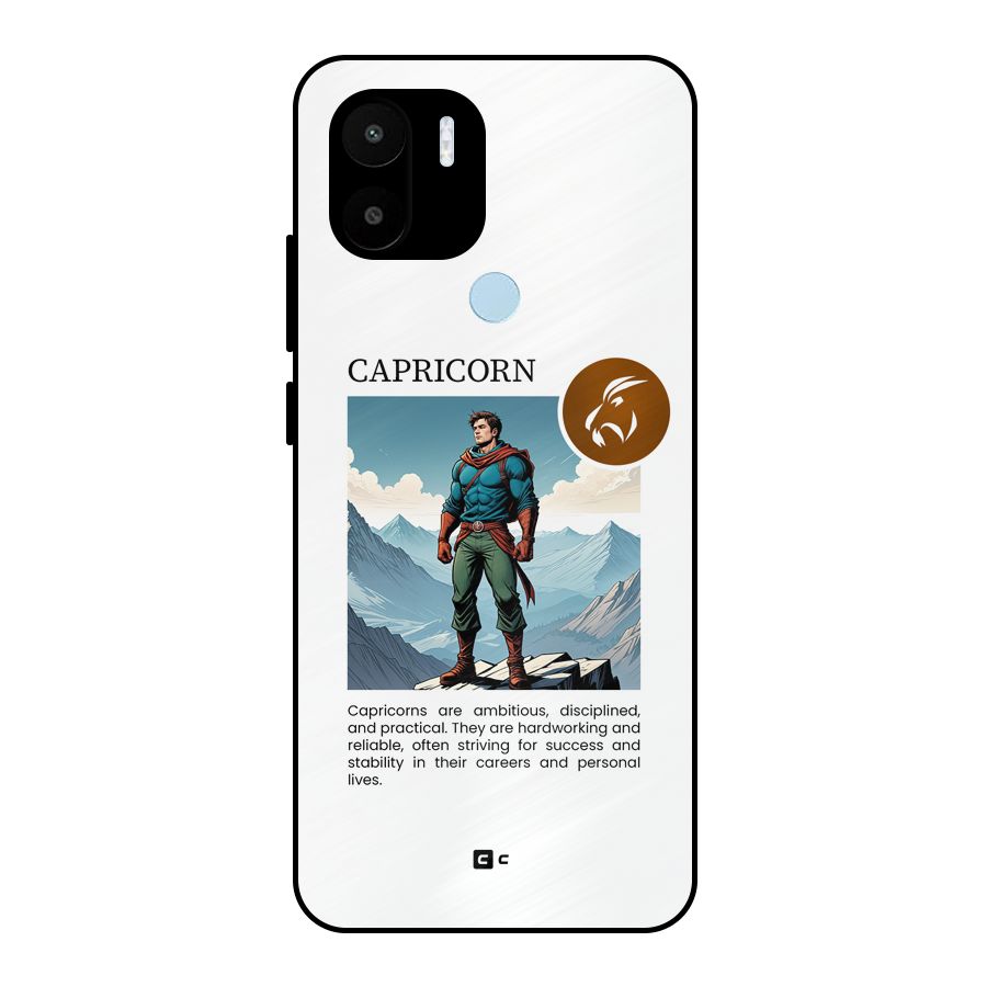 Clever Capricorn Metal Back Case for Redmi A1 Plus