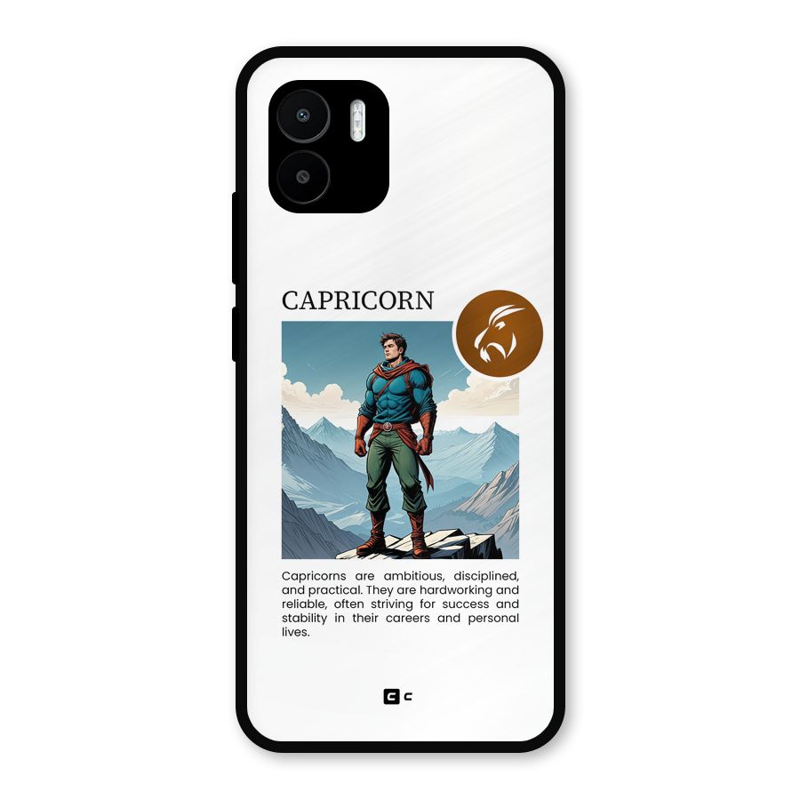 Clever Capricorn Metal Back Case for Redmi A2
