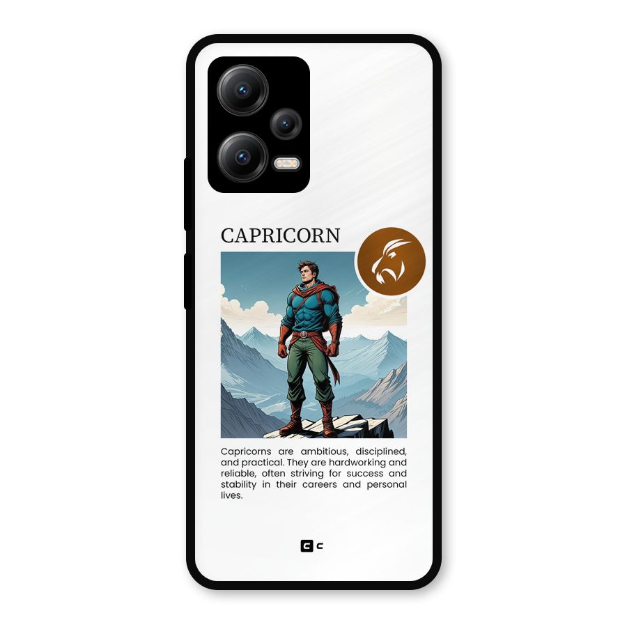 Clever Capricorn Metal Back Case for Redmi Note 12 5G
