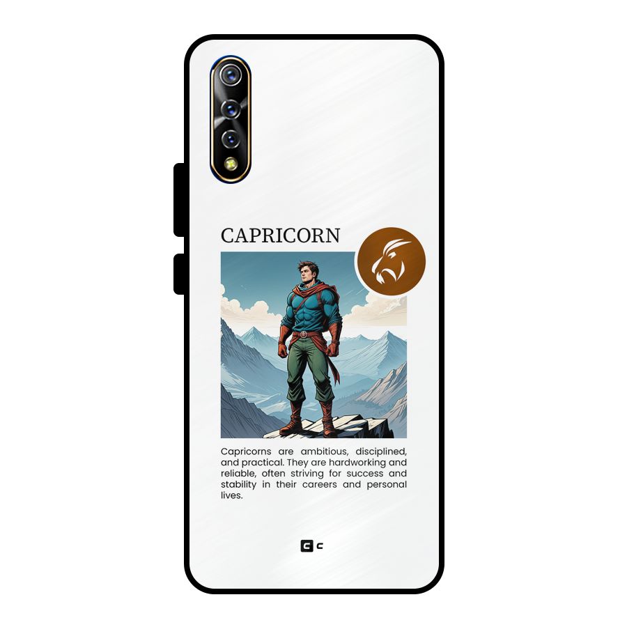 Clever Capricorn Metal Back Case for Vivo S1