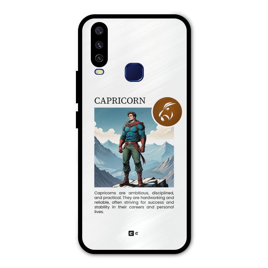 Clever Capricorn Metal Back Case for Vivo V17