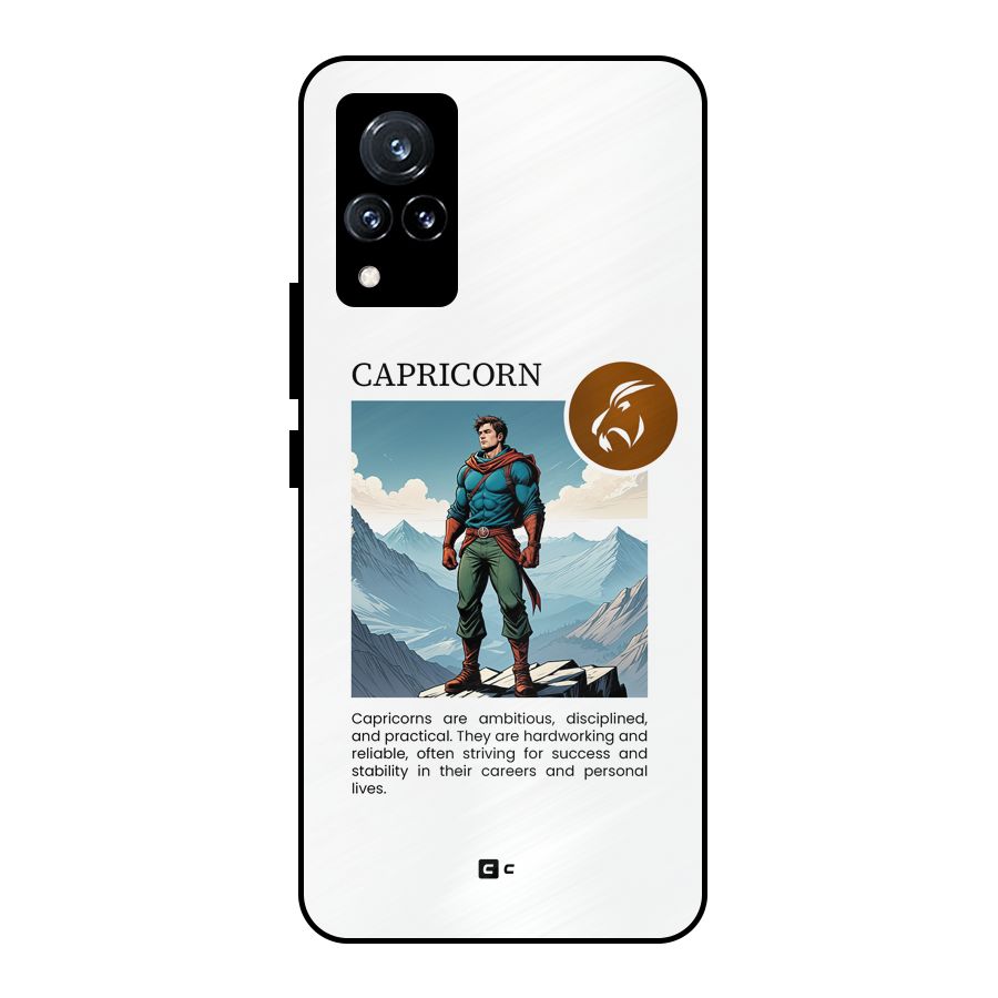 Clever Capricorn Metal Back Case for Vivo V21 5G