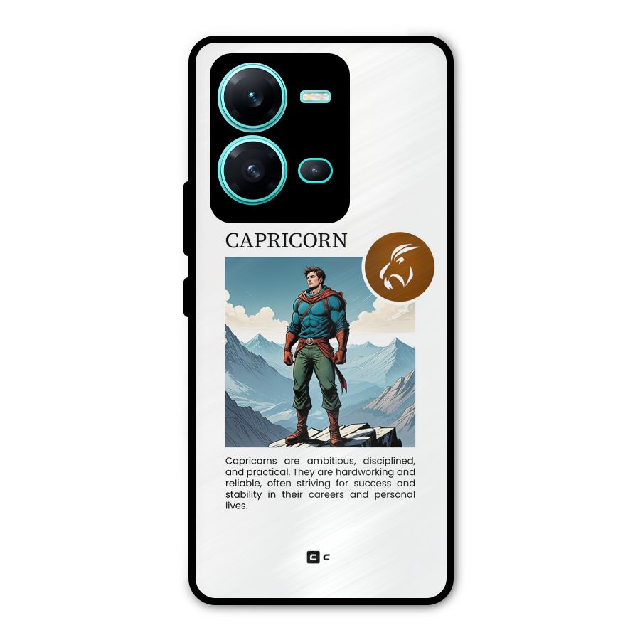 Clever Capricorn Metal Back Case for Vivo V25
