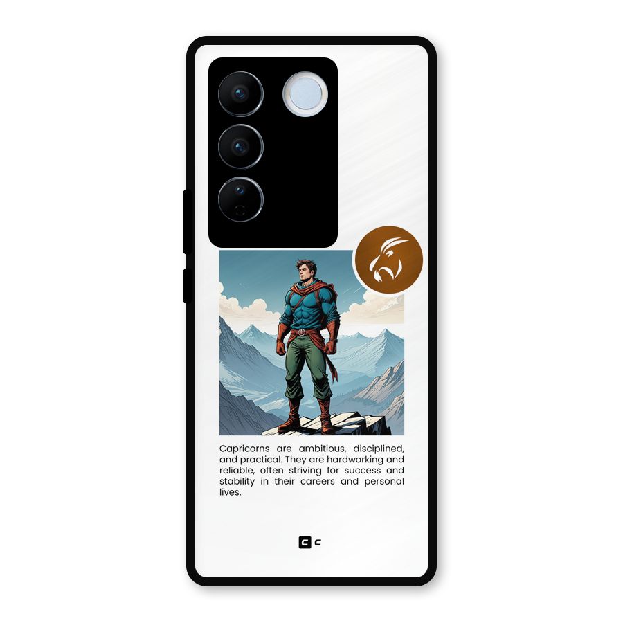 Clever Capricorn Metal Back Case for Vivo V27