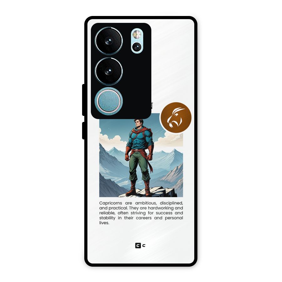 Clever Capricorn Metal Back Case for Vivo V29