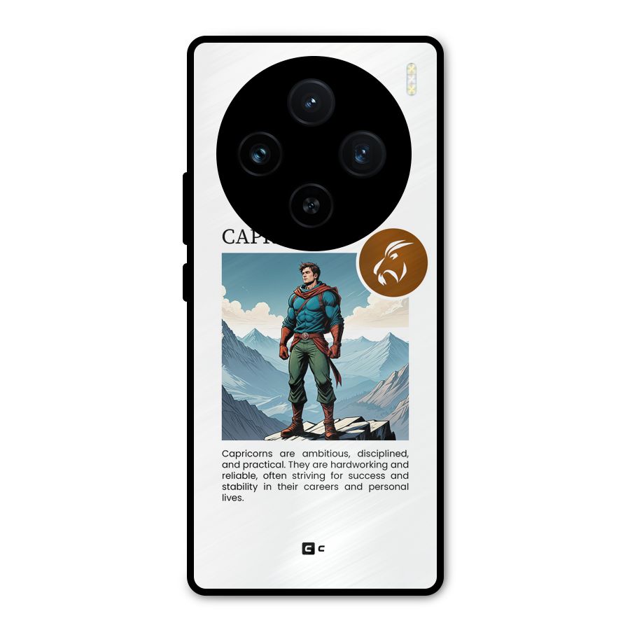 Clever Capricorn Metal Back Case for Vivo X100
