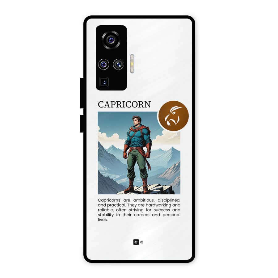 Clever Capricorn Metal Back Case for Vivo X50 Pro