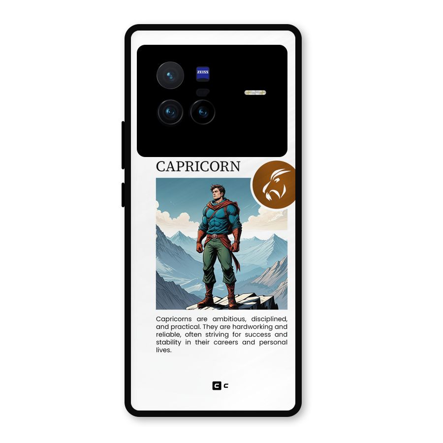Clever Capricorn Metal Back Case for Vivo X80