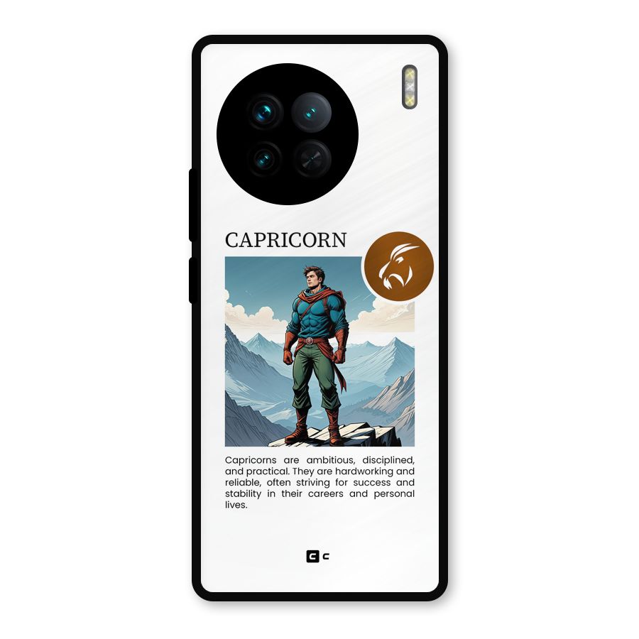 Clever Capricorn Metal Back Case for Vivo X90