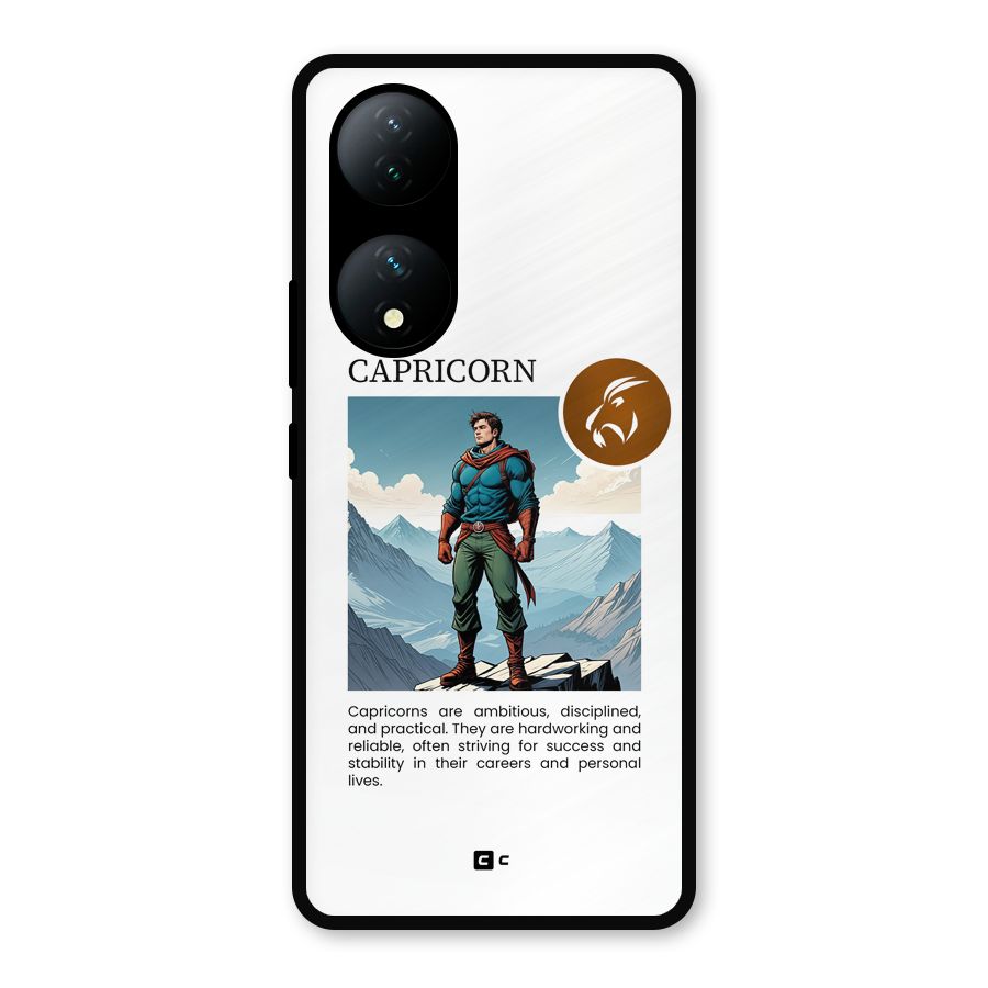 Clever Capricorn Metal Back Case for Vivo Y100a