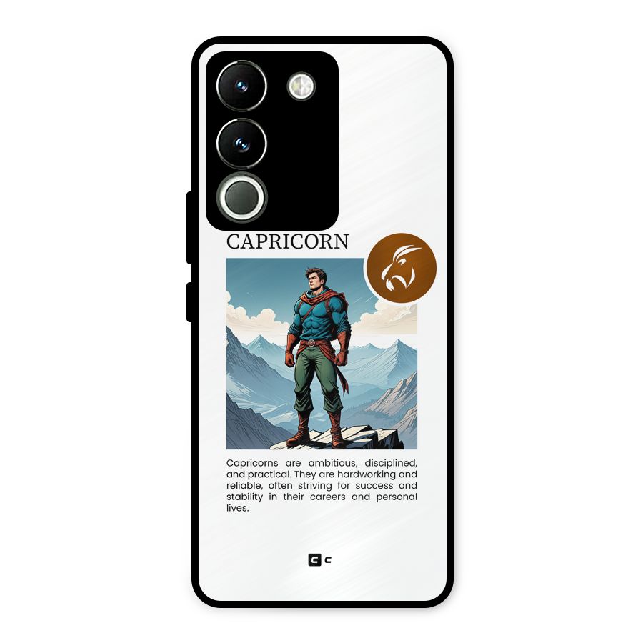 Clever Capricorn Metal Back Case for Vivo Y200