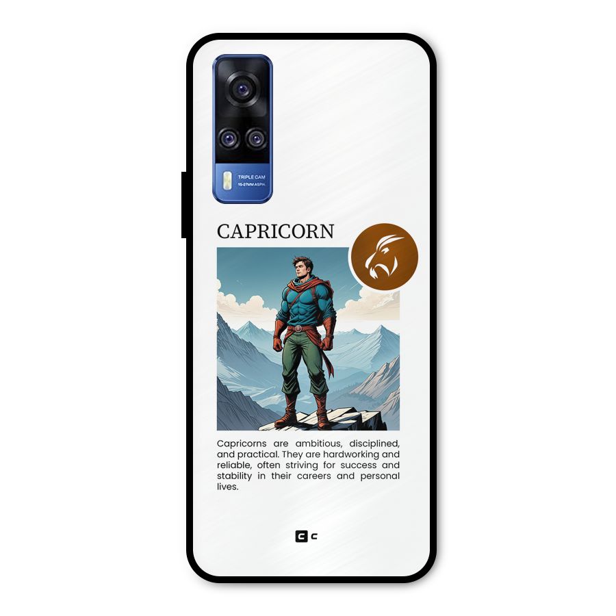 Clever Capricorn Metal Back Case for Vivo Y31