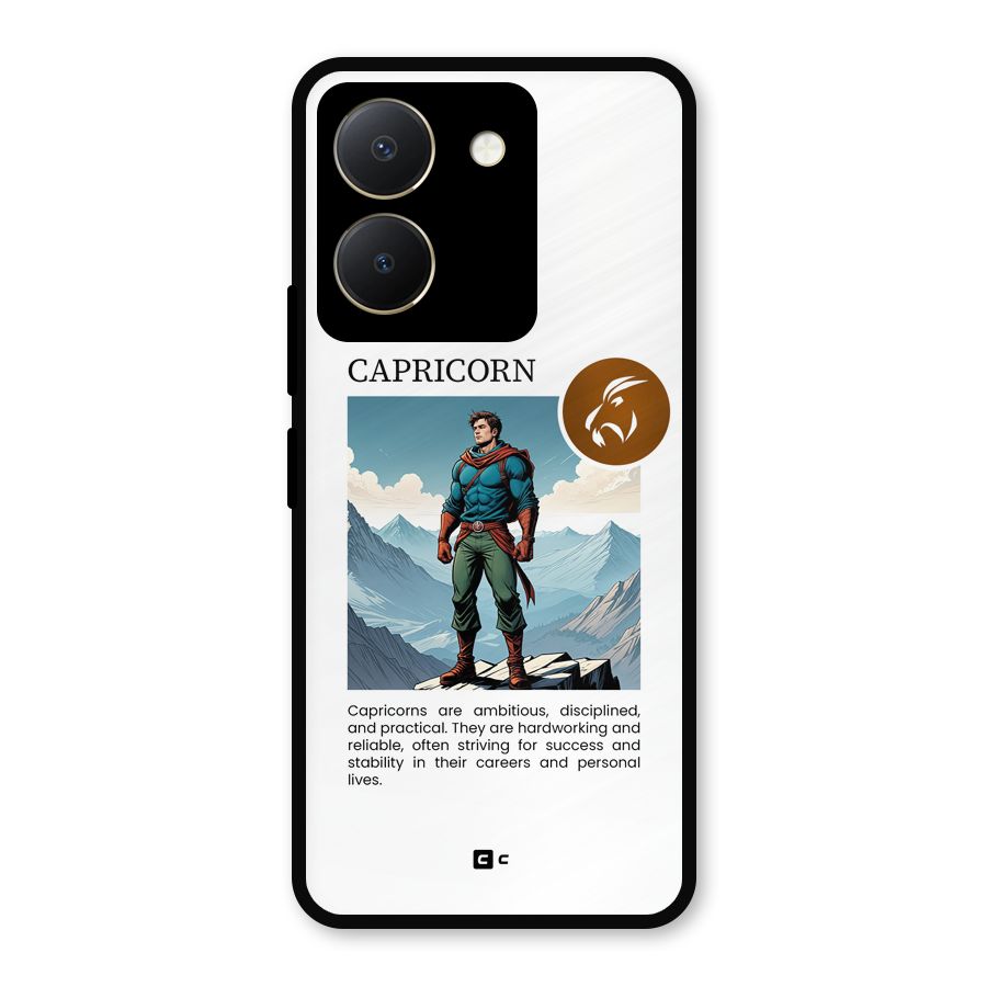 Clever Capricorn Metal Back Case for Vivo Y36