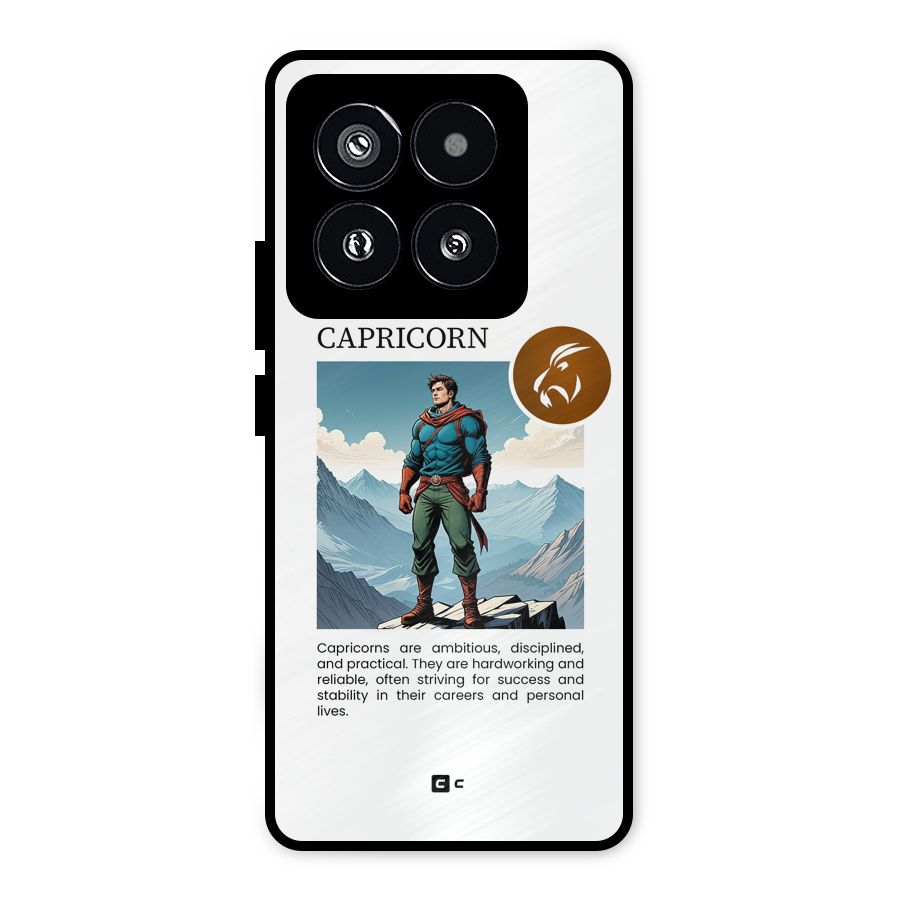 Clever Capricorn Metal Back Case for Xiaomi 14 Pro