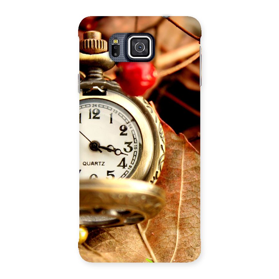 Clock And Cherry Back Case for Galaxy Alpha