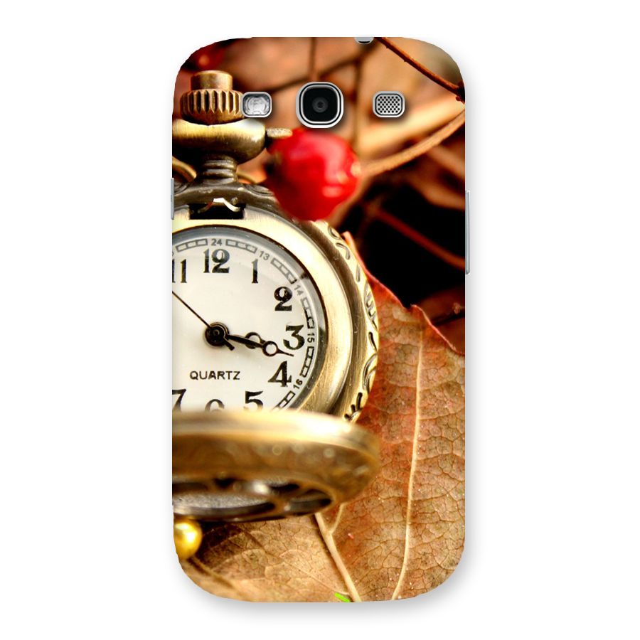 Clock And Cherry Back Case for Galaxy S3