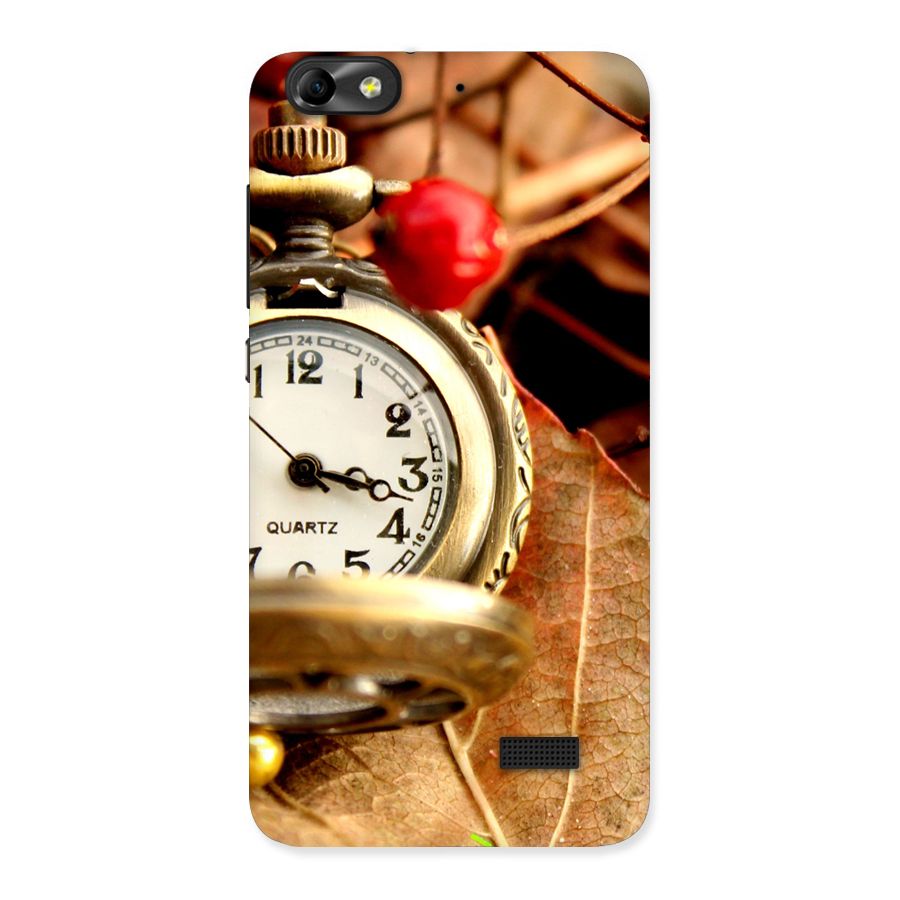 Clock And Cherry Back Case for Honor 4C