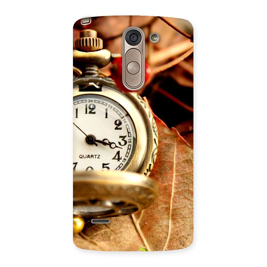 Clock And Cherry Back Case for LG G3 Stylus
