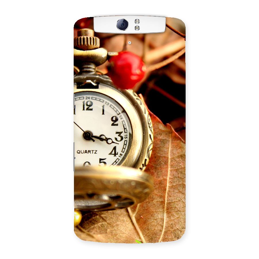 Clock And Cherry Back Case for Oppo N1