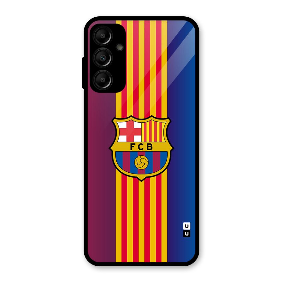 Club Barcelona Glass Back Case for Galaxy A14 5G
