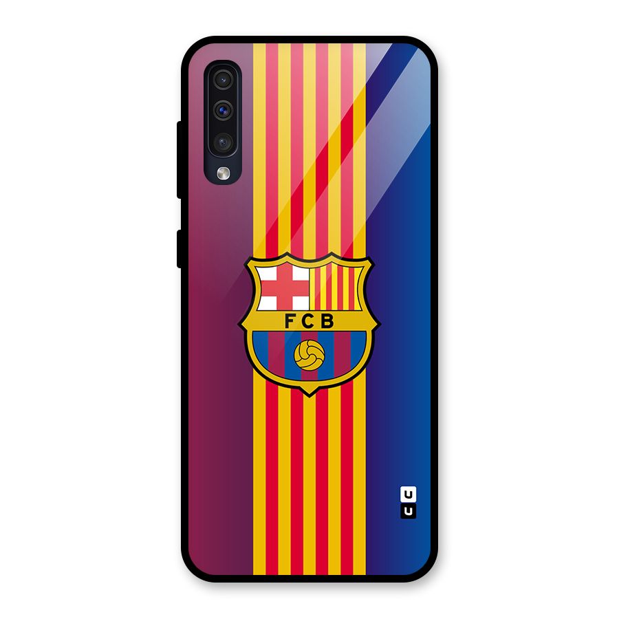 Club Barcelona Glass Back Case for Galaxy A30s
