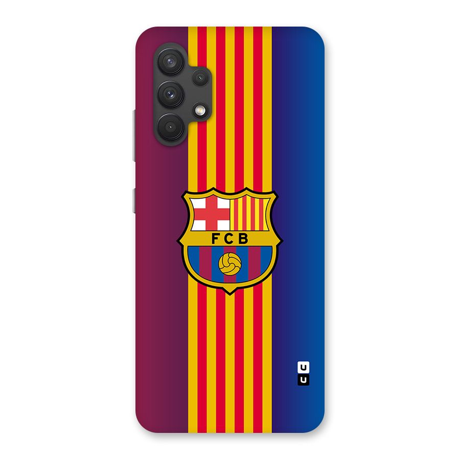 Club Barcelona Glass Back Case for Galaxy A32