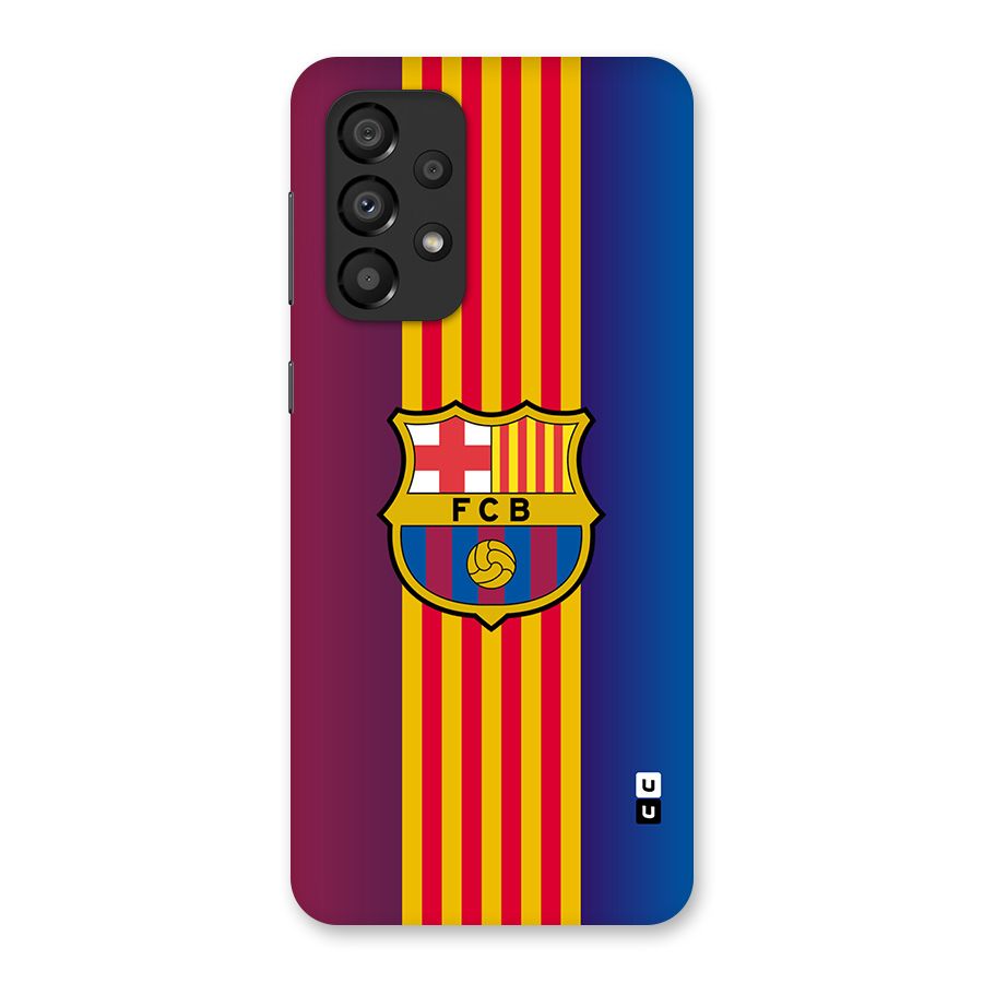 Club Barcelona Glass Back Case for Galaxy A33 5G