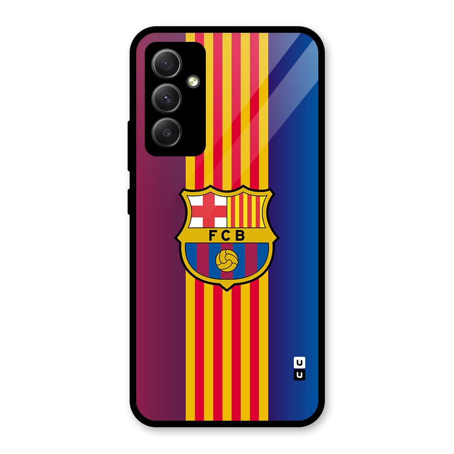Club Barcelona Glass Back Case for Galaxy A34