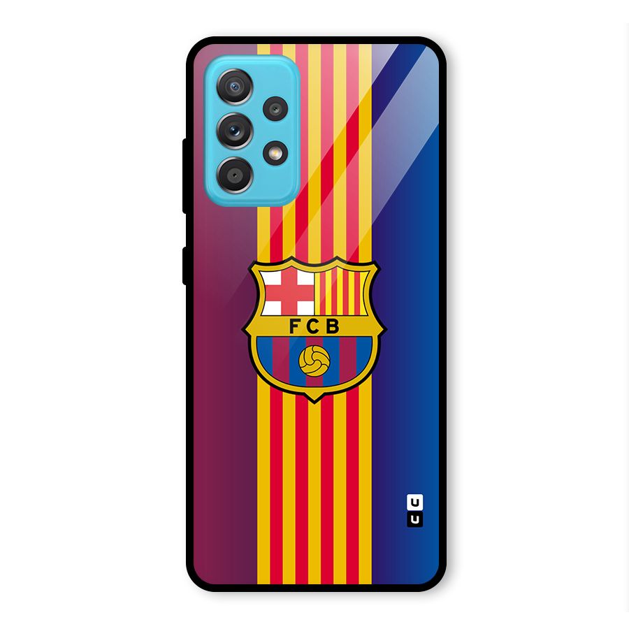 Club Barcelona Glass Back Case for Galaxy A52