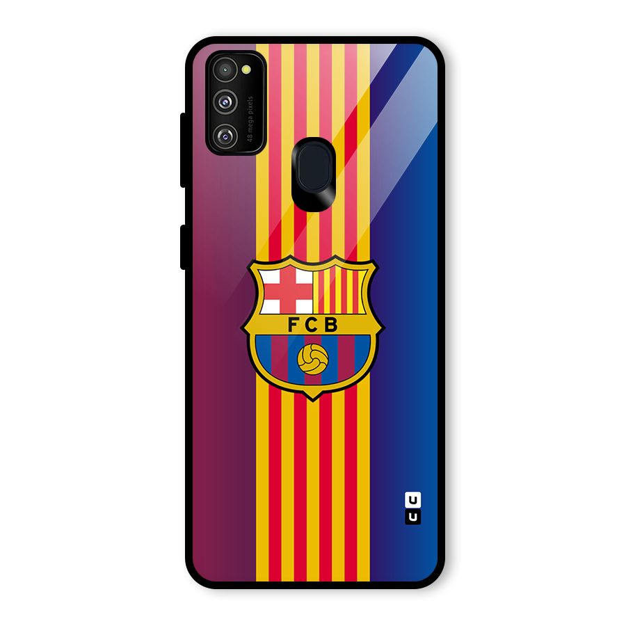 Club Barcelona Glass Back Case for Galaxy M30s