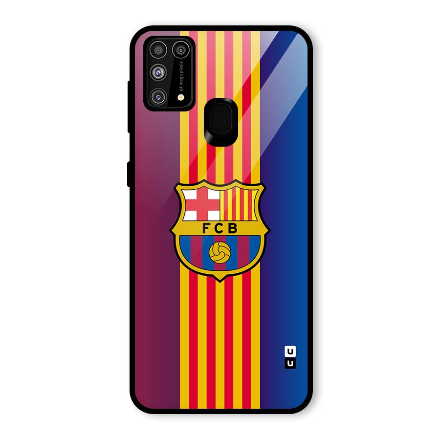 Club Barcelona Glass Back Case for Galaxy M31
