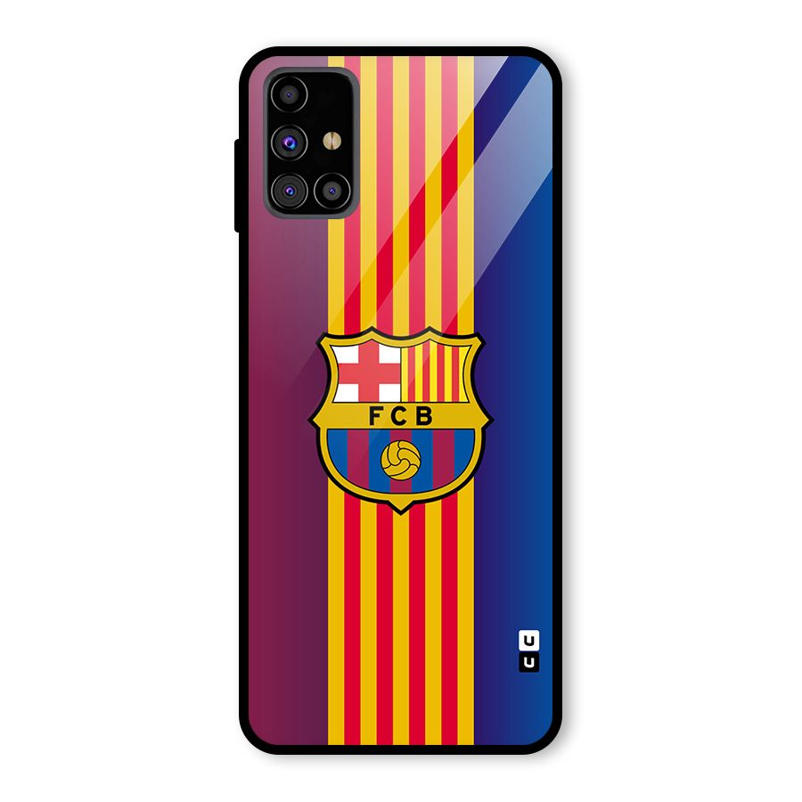 Club Barcelona Glass Back Case for Galaxy M31s