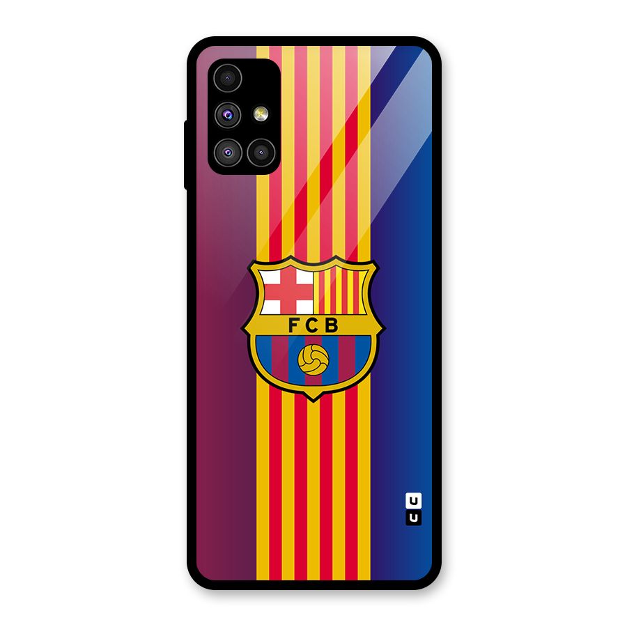 Club Barcelona Glass Back Case for Galaxy M51