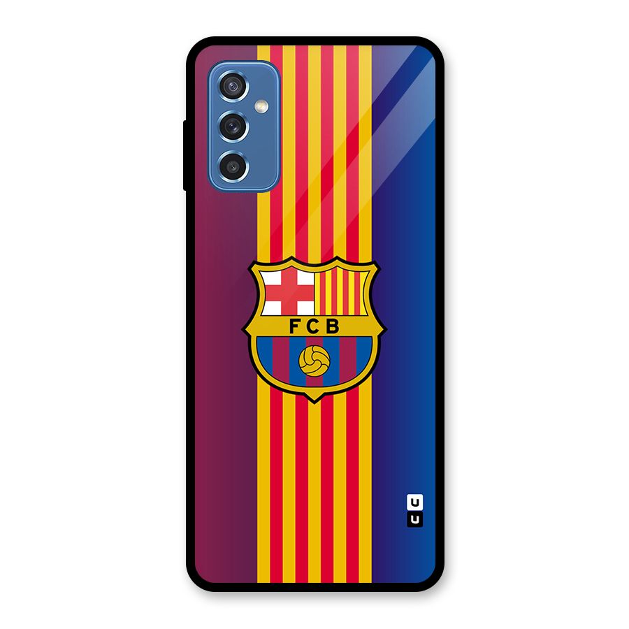 Club Barcelona Glass Back Case for Galaxy M52 5G