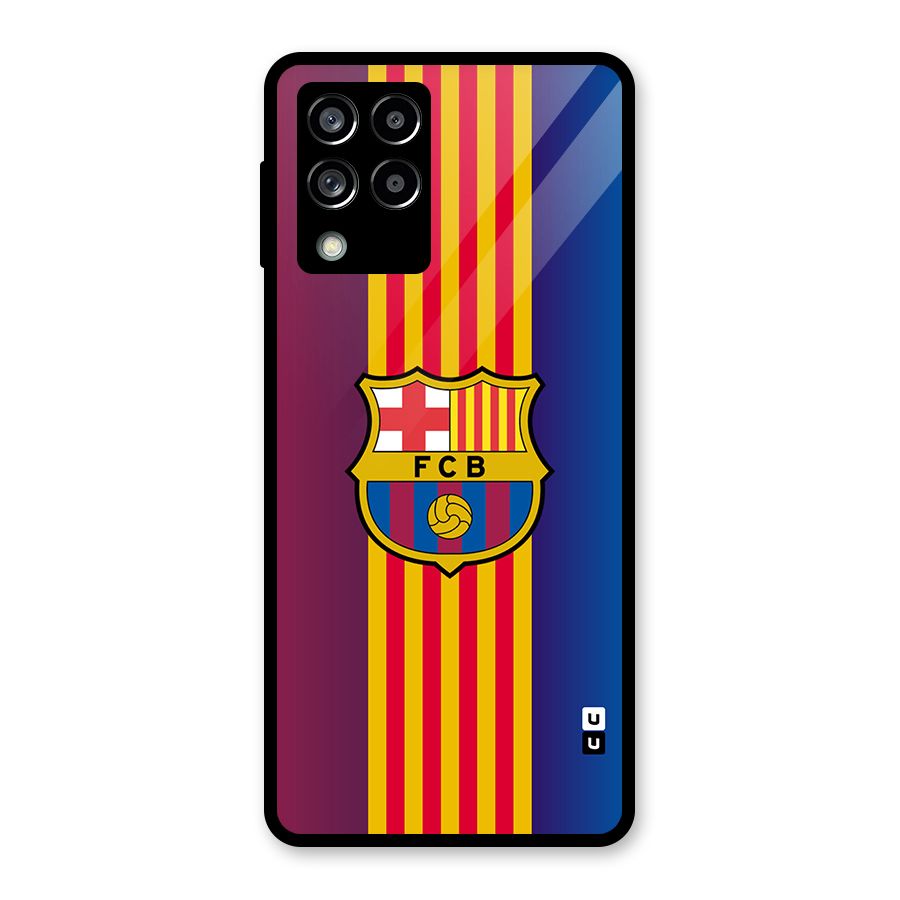 Club Barcelona Glass Back Case for Galaxy M53 5G