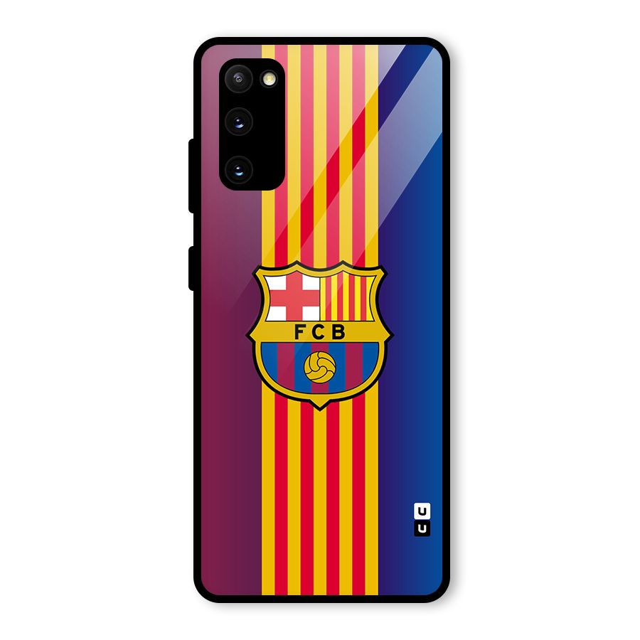 Club Barcelona Glass Back Case for Galaxy S20 FE