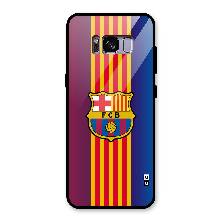Club Barcelona Glass Back Case for Galaxy S8