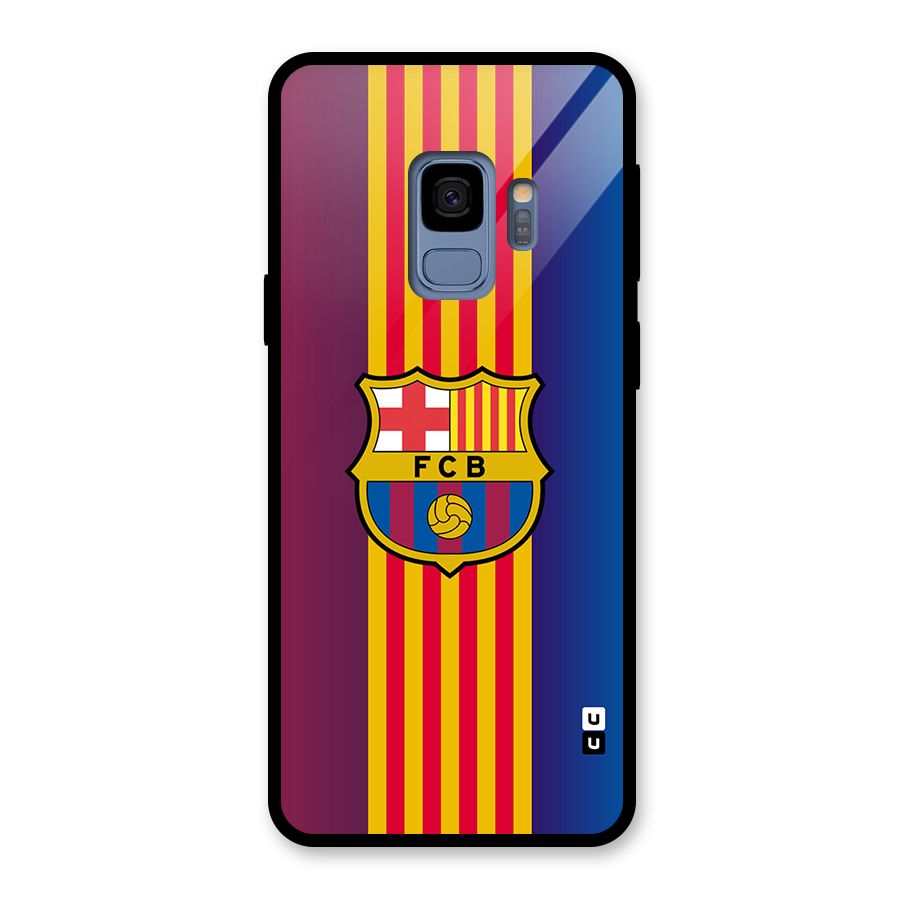 Club Barcelona Glass Back Case for Galaxy S9