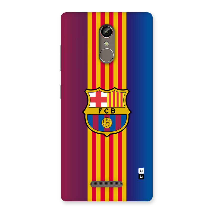 Club Barcelona Back Case for Gionee S6s