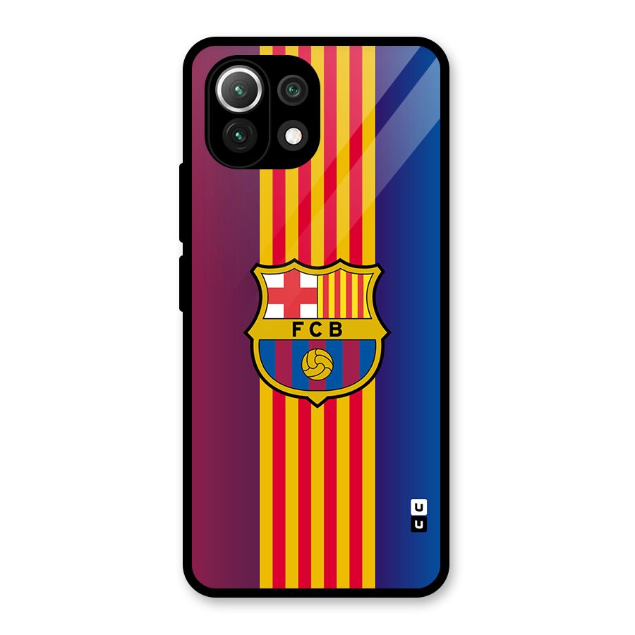 Club Barcelona Glass Back Case for Mi 11 Lite NE 5G