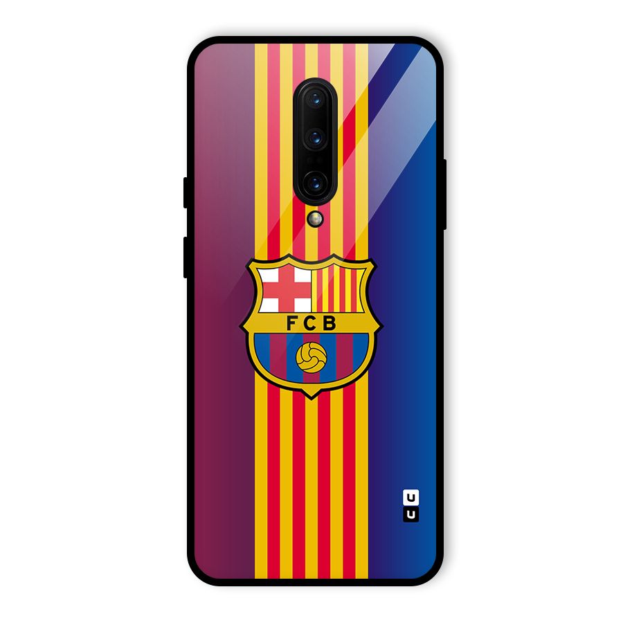 Club Barcelona Glass Back Case for OnePlus 7 Pro
