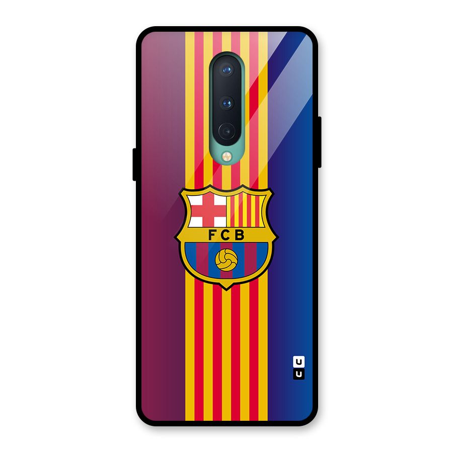 Club Barcelona Glass Back Case for OnePlus 8