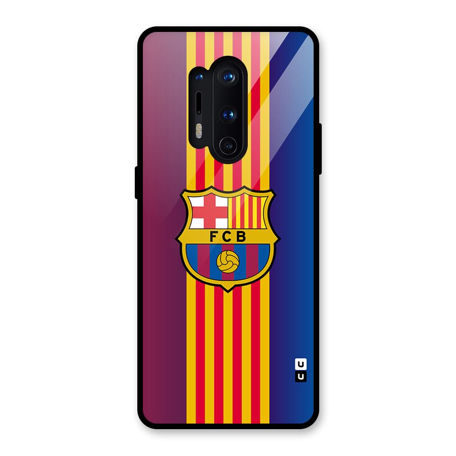 Club Barcelona Glass Back Case for OnePlus 8 Pro