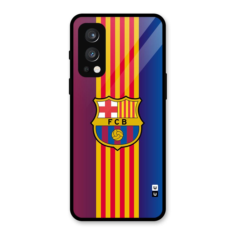 Club Barcelona Glass Back Case for OnePlus Nord 2 5G