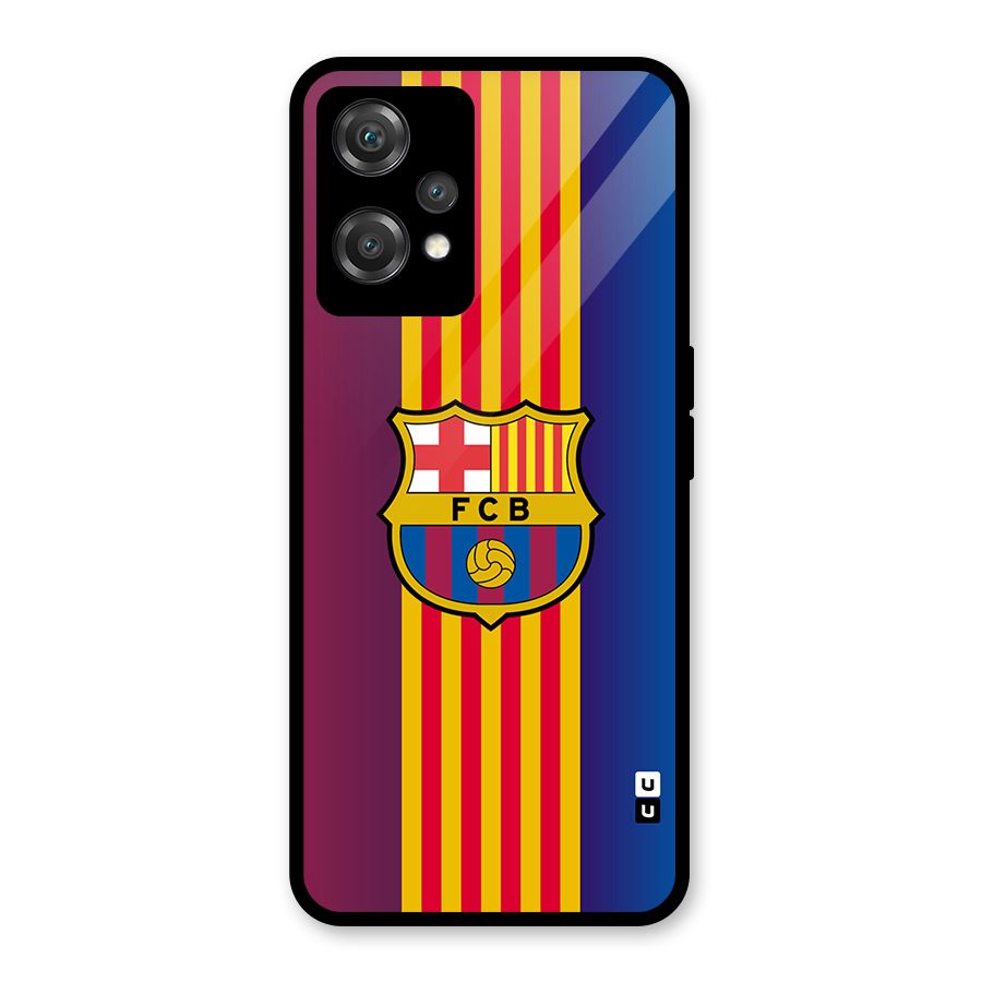 Club Barcelona Glass Back Case for OnePlus Nord CE 2 Lite 5G
