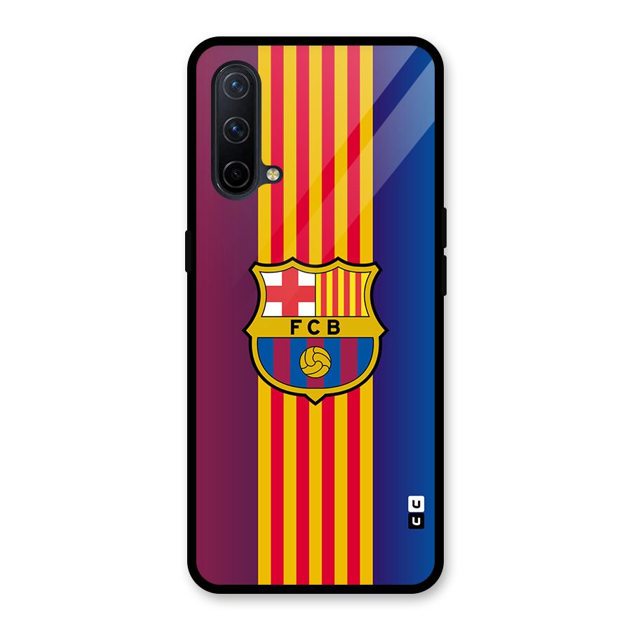 Club Barcelona Glass Back Case for OnePlus Nord CE 5G