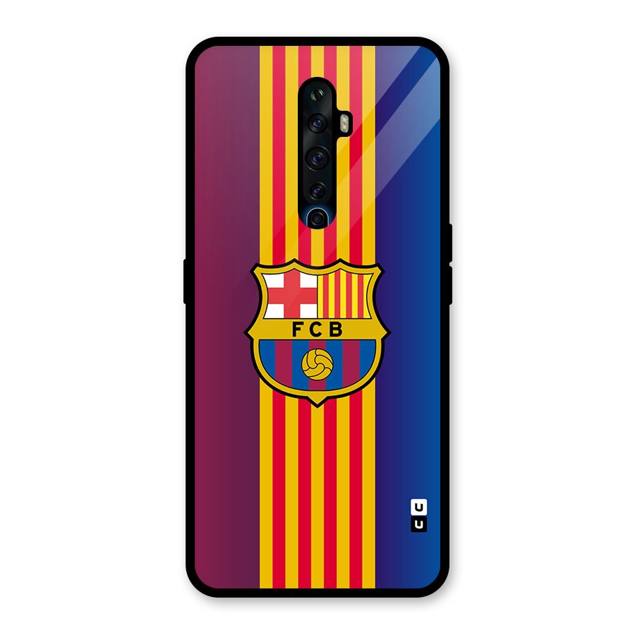 Club Barcelona Glass Back Case for Oppo Reno2 Z