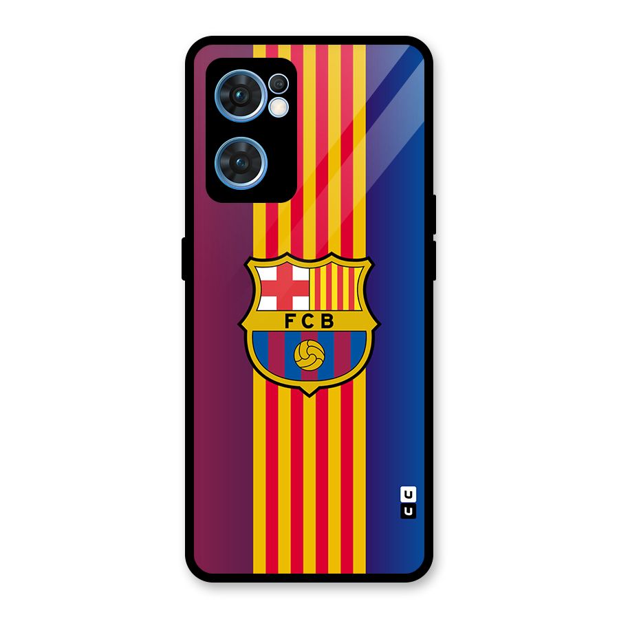 Club Barcelona Glass Back Case for Oppo Reno7 5G