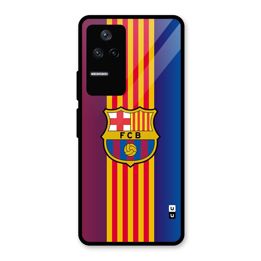 Club Barcelona Glass Back Case for Poco F4 5G