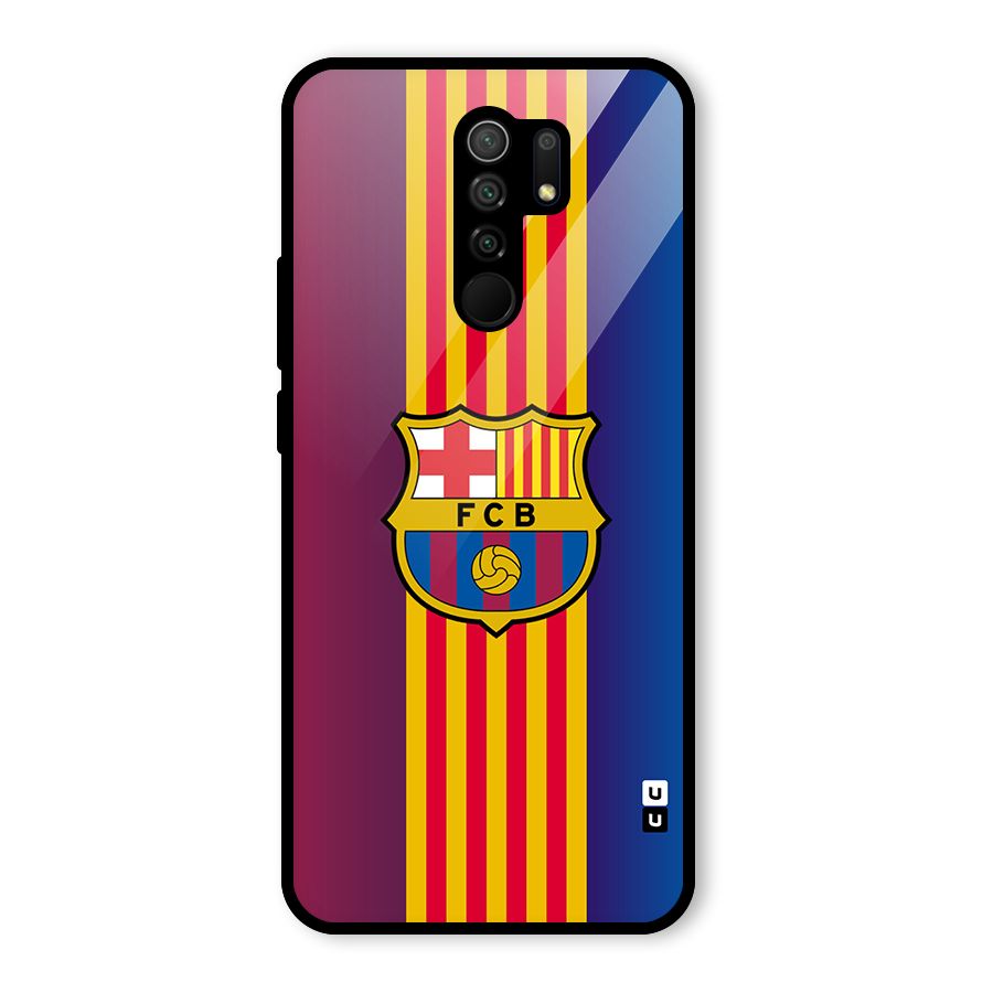 Club Barcelona Glass Back Case for Poco M2